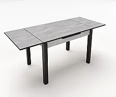 Стіл обідній Марсель Fusion Furniture, колір венге / бетонний камінь, фото 6