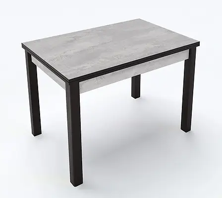 Стіл обідній Марсель Fusion Furniture, колір венге / бетонний камінь, фото 1