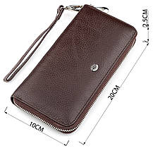 Гаманець жіночий ST Leather 18418 (ST45-2) шкіряний Коричневий, фото 3