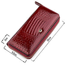 Гаманець жіночий ST Leather 18434 (S7001A) на блискавці Бордовий, фото 3