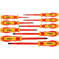 Neo Tools Викрутки набір 9шт, діелектрична, SL,PH, сталь S2