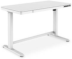 Digitus Стіл Electric Height Adjustable, 72-121cm, 3хUSB, white