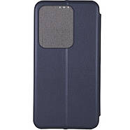 Шкіряний чохол-книжка Classy для Infinix Hot 40i / Spark Go 2024 / Spark 20 Темно-синій, фото 2