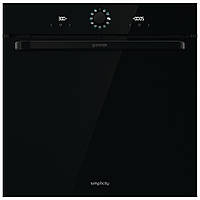 Gorenje Духова шафа електрична, 77л, A, пара, дисплей, макс.темпер.-300, чорний
