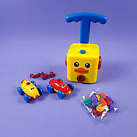 Іграшка насос машинка надуває кульки Запускач з повітряними кульками KB 133-5 /4/3  3 види, механічний, 2