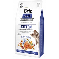 Сухий корм Brit Care Cat by Nutrition Kitten Gentle Digestion Strong Immunity для кошенят з лососем 7 кг