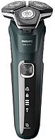 Philips Бритва електр. роторна Series 5000, 9 Вт, бритв.головок-3, Li-Ion, сухий.+волог., тример, чорнийно-зелений