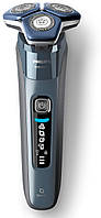 Philips Бритва електр. роторна Series 7000, 9Вт, бритв.головок-3, Li-Ion, сух.+волог., тример, чохол, Bt., сіро-синій