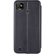 Шкіряний чохол-книжка Classy для TECNO POP 3 Чорний, фото 4