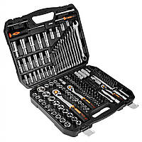 Neo Tools Набір інструментів, 219шт, 1/2", 1/4", 3/8", CrV, кейс