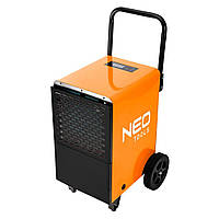 Neo Tools Осушувач повітря промисловий, 750Вт, 50л/добу, 180м кв, 300м куб/год, LCD дисплей, безперервний злив, прогр.часу роботи,