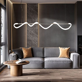 Дизайнерская Неоновая люстра Liniled под заказ