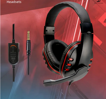 Сучасні навушники з басом SHI Feng 7250 червоний