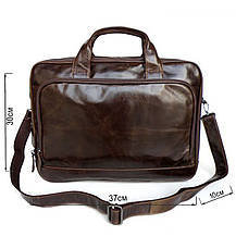 Сумка чоловіча Vintage 14152 Коричнева, фото 3