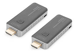 Digitus Система для презентацій Click & Present Mini - Wireless Collaboration System HDMI, 1xTX, 1xRX