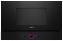 Bosch Мікрохвильова піч вбудовувана, 20л, електр. управл., 900Вт, дисплей, чорний