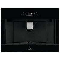 Electrolux Кавомашина вбудована, 2,5л, зерно+мелена, автомат.капуч, дисплей, сернор.керування, підсвітка, чорний