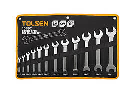Tolsen Ключі рожкові, набір 12шт, 6-32мм, CrV
