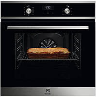 Electrolux Духова шафа електрична, 65л, A, дисплей, конвекція, чорний