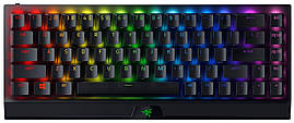 Razer Клавіатура ігрова BlackWidow V3 Mini HyperSpeed Green Switch WL/BT/USB RU RGB, Black