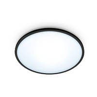 WiZ Світильник стельовий розумний SuperSlim Ceiling, 16W, 1500lm, 29,2см, 2700-6500K, Wi-Fi, чорний