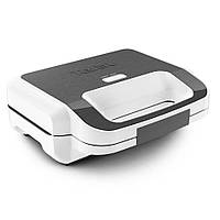 Tefal Мультимейкер Snack XL 850Вт, тефлон, 3 пластини, корпус-пластик, біло-чорний