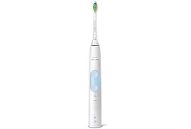 Philips Щітка зубна електр., Sonicare ProtectiveClean 4500, 62т. колив/хв, насадок-1, футляр, білий