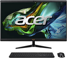 Acer Комп'ютер персональний моноблок Aspire C24-1800 23.8" FHD, Intel i5-12450H, 16GB, F1024GB, UMA, WiFi, кл+м, без ОС, чорний