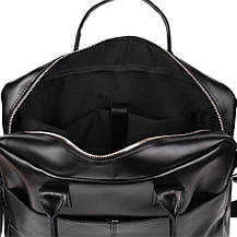 Чоловіча сумка для ноутбука 17" з натуральної шкіри ZA-1019-4lx від TARWA глянець, фото 2