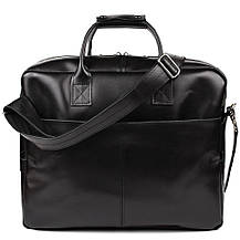 Чоловіча сумка для ноутбука 17" з натуральної шкіри ZA-1019-4lx від TARWA глянець, фото 5