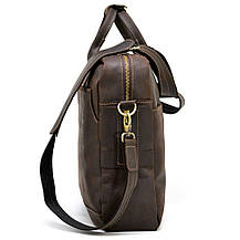 Чоловіча сумка для ноутбука 17" з натуральної шкіри RC-1019-3md від TARWA, фото 4