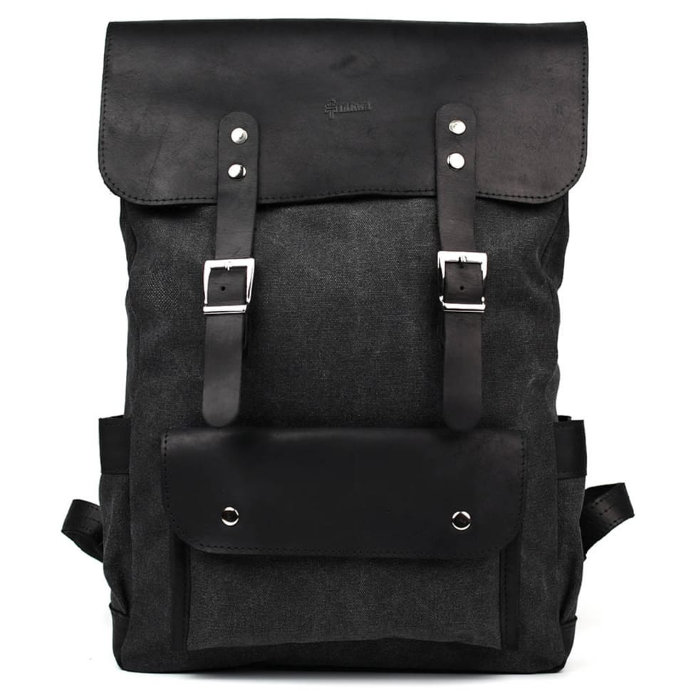 Рюкзак для ноутбука з канвас і крейзі хорс RAG-9001-4lx TARWA