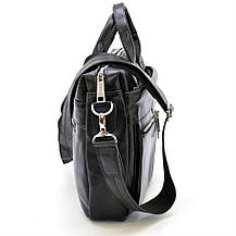 Сумка з натуральної шкіри для ноутбука чорна GA-7122-4lx TARWA, фото 3