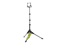 Ryobi Прожектор акумуляторний на штативі ONE+ R18TL-0 18В 2700/1000/500лм 0.6-1.7м 3.2кг (без АКБ та ЗП)