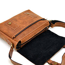 Месенджер зі шкіри крейзі хорс, наплічна сумка TARWA, RB-6002-3md, фото 2