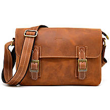 Месенджер зі шкіри крейзі хорс, наплічна сумка TARWA, RB-6002-3md, фото 3