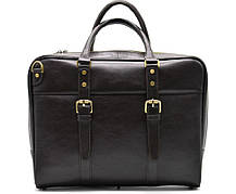 Ділова сумка з ручками TARWA, TC-4764-4lx темно-коричнева, фото 2