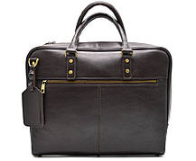 Ділова сумка з ручками TARWA, TC-4764-4lx темно-коричнева, фото 3