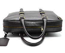 Ділова сумка з ручками TARWA, TC-4764-4lx темно-коричнева, фото 4