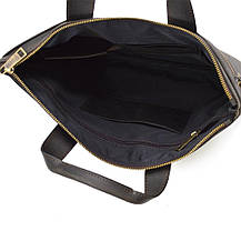 Сумка папка для документів А4 шкіра TARWA RA-7100-4lx чорна crazy horse, фото 5