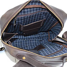 Діловий шкіряний рюкзак для ноутбука 14" TC-1239-4lx TARWA, фото 2