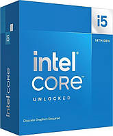 Intel Центральний процесор Core i5-14600KF 14C/20T 3.5GHz 24Mb LGA1700 125W w/o graphics Box