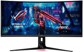 ASUS Монітор LCD 34.1" XG349C HDMI, DP, USB-C, 2xUSB3.0, MM, VA, 3440x1440, 180Hz, 1ms, CURVED, DCI-P3 98%, HDR400, G-SYNC