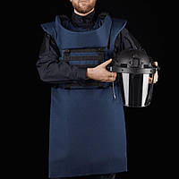 Ukrainian Armor Протиуламковий комплект HDA (Humanitarian Demining Apron), клас захисту ДСТУ 2, розмір S-M, синій