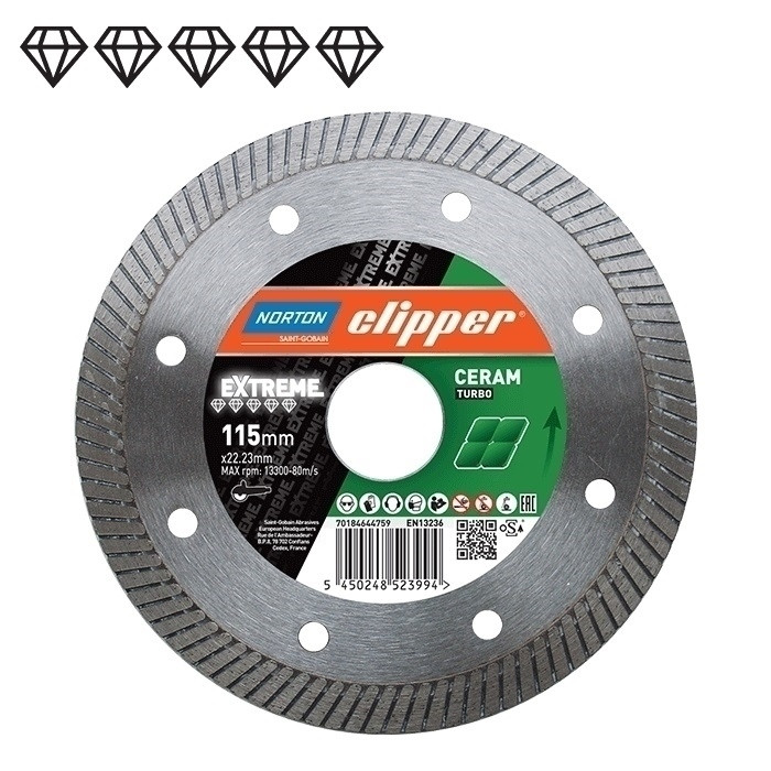 NORTON DISC D.TURBO 250mm CLIPPER EXTREME CERAM