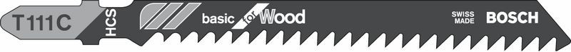 ПОЛОТНО ДЛЯ ЛОБЗИКА BOSCH 5 шт T111C WOOD