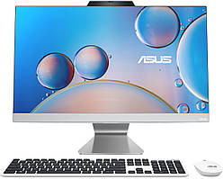 ASUS Комп'ютер персональний моноблок A3402WVAK-WPC0950 23.8" FHD AG, Intel 5-120U, 16GB, F512GB, UMA, WiFi, кл+м, без ОС, білий