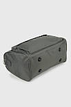 Невелика дорожня сумка для ручної поклажі Tourist 1008-S-GR сіра, фото 5