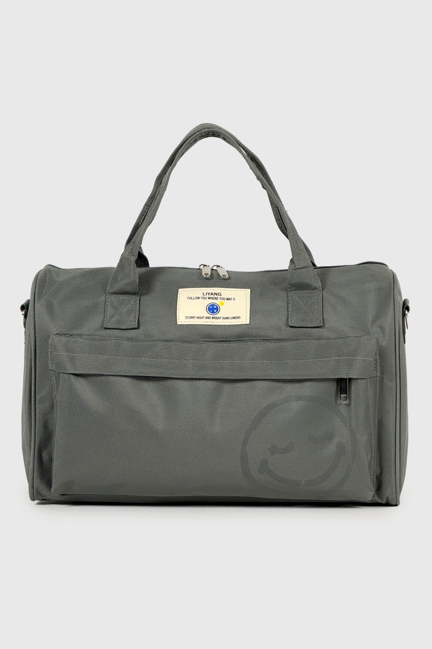 Невелика дорожня сумка для ручної поклажі Tourist 1008-S-GR сіра, фото 1