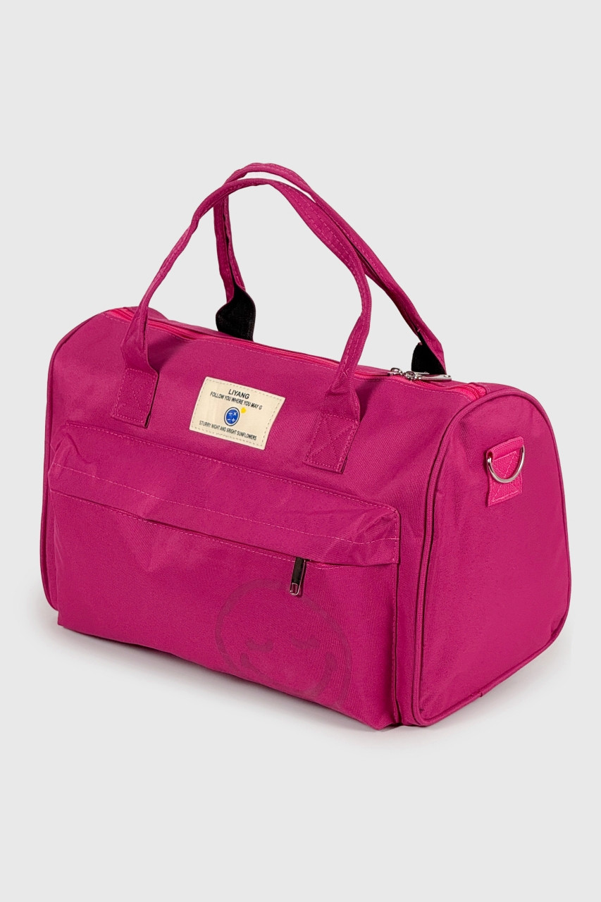Дорожня спортивна сумка Tourist 1008-M-PK рожева, фото 1